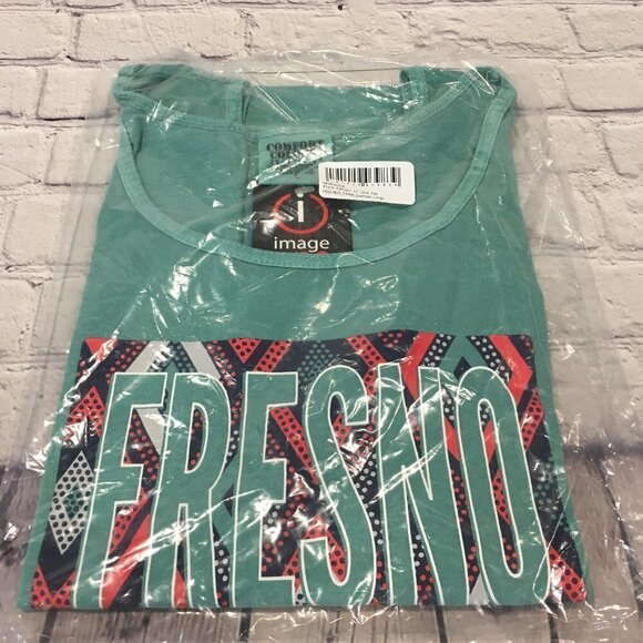 NEW Fresno State Bulldogs Men's Large Tank Top Seafoam College Football NCAA - Picture 2 of 3